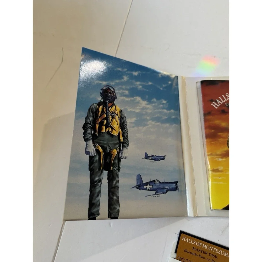 Halls of Montezuma Marine Corps SSG Apple II PC Game Complete‎ Battle History